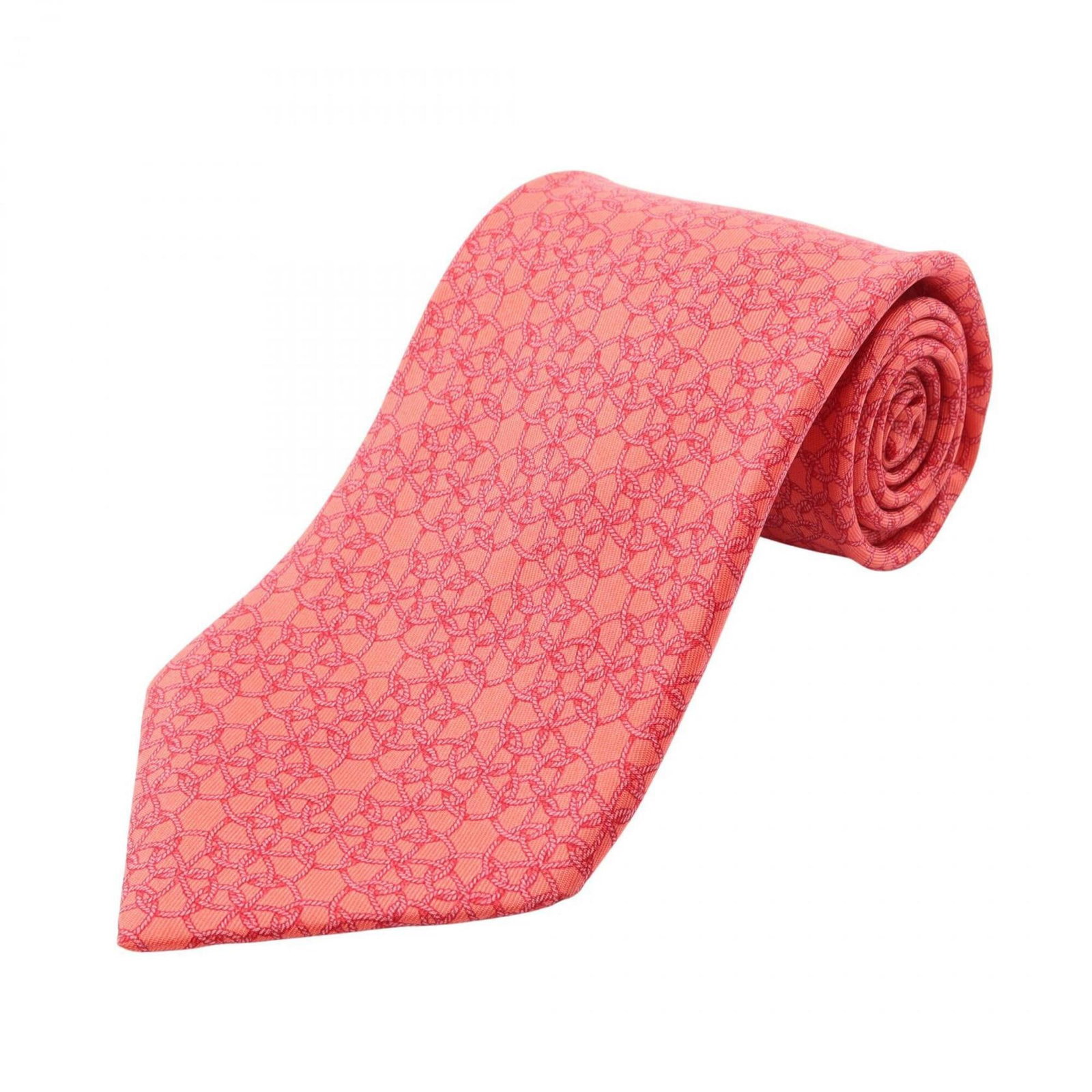 Silk Cravat Hermes: Silk Cravat Hermes Silk cravat from Hermes, available in pink and red colors, made from high-quality silk material, measuring 142cm in total length. This cravat is a notable accessory from the renowne