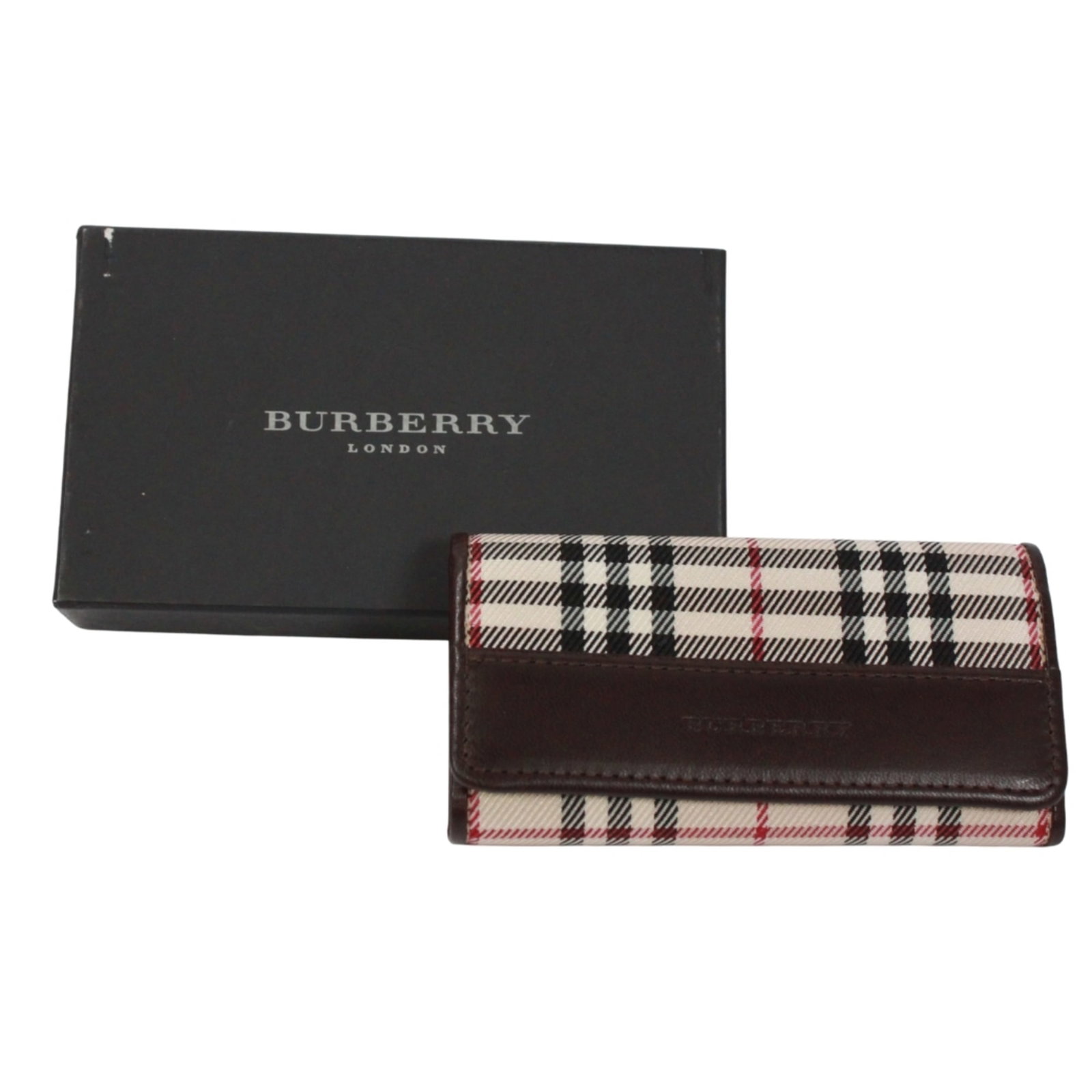 Canvas Leather Burberry Keycase - 2