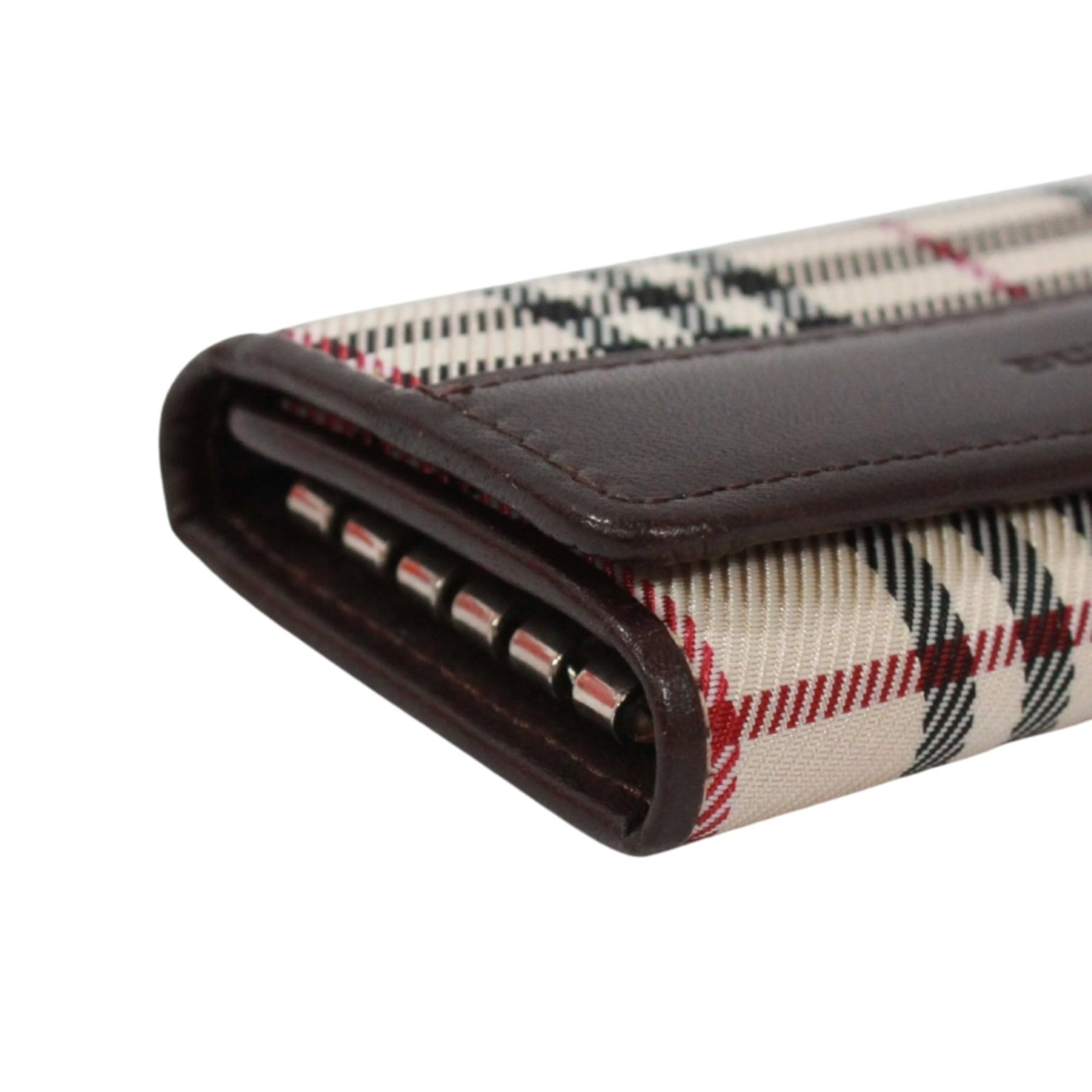 Canvas Leather Burberry Keycase - 7