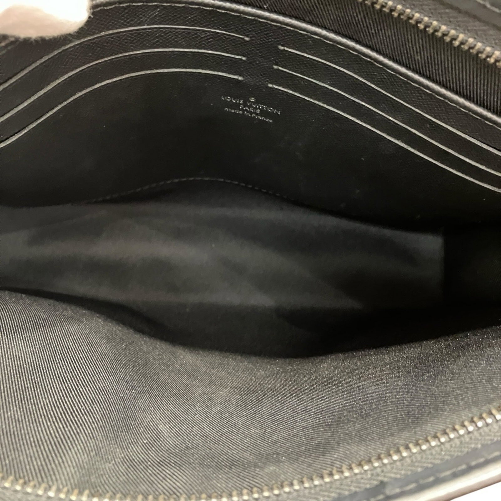 Louis Vuitton Clutch Bag Pouch Monogram Eclipse - 6