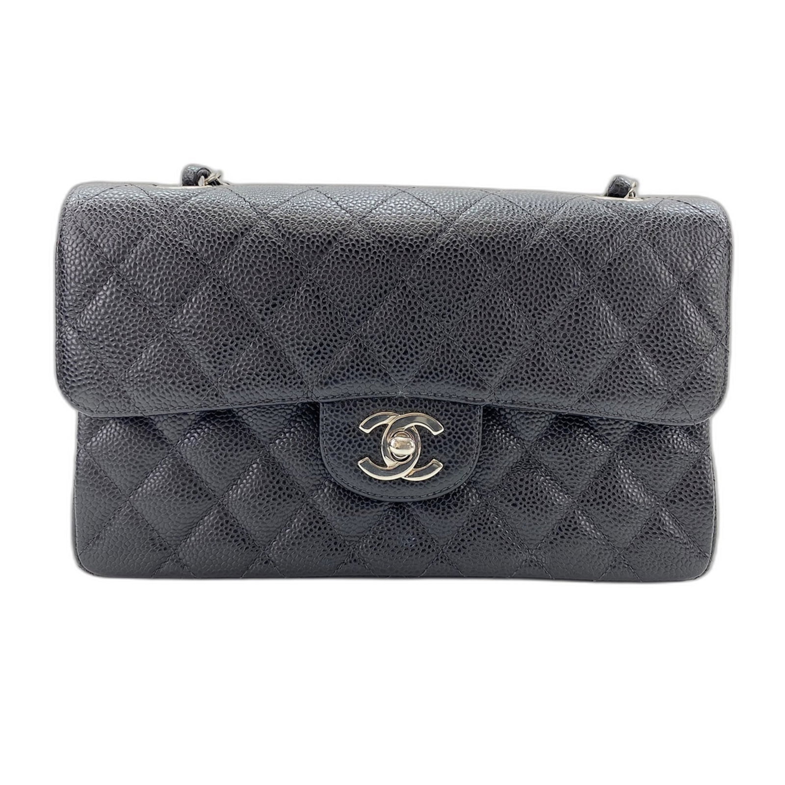 Shoulder Bag by Chanel: Shoulder Bag by Chanel Black Matelasse shoulder bag by Chanel, featuring a sleek 14cm x 23cm x 6cm design with a 55cm strap length. This stylish bag is made from the iconic Chanel Matelasse fabric, ad