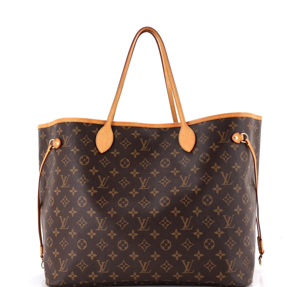 Louis Vuitton Neverfull NM Tote Monogram Canvas GM: Louis Vuitton Neverfull NM Tote Monogram Canvas GM Brown Louis Vuitton Neverfull NM Tote Monogram Canvas GM in Great Condition. This classic tote features a scuffed and worn exterior with minor edge w