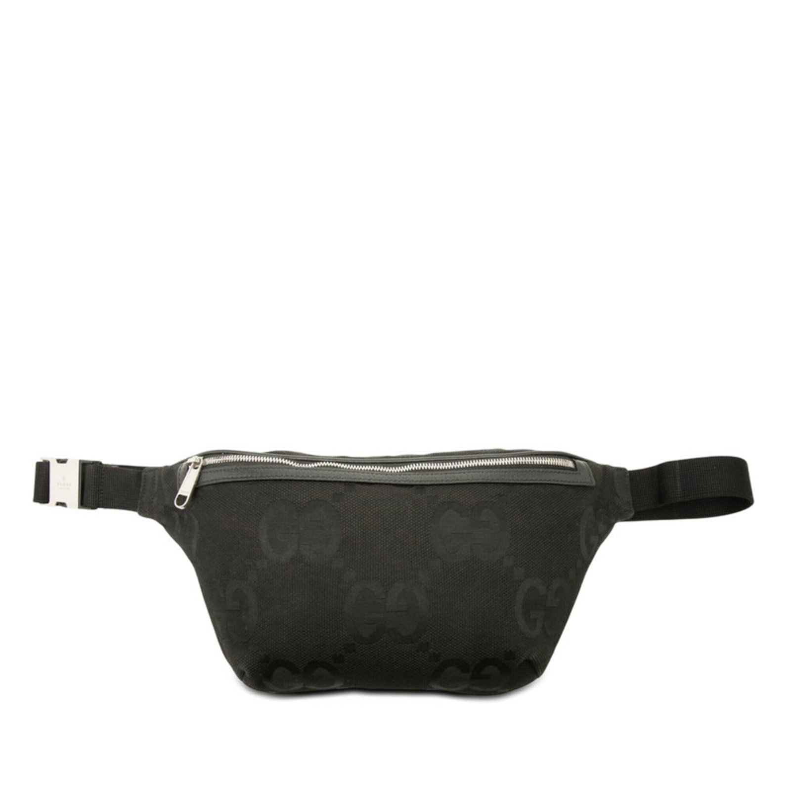 Canvas Leather Gucci Bag Sling Fanny Pack: Canvas Leather Gucci Bag Sling Fanny Pack Canvas Leather Gucci Bag Sling Fanny Pack is a stylish accessory made from canvas and leather, featuring a sleek black design. Measuring 17cm x 37cm x 6.5cm,