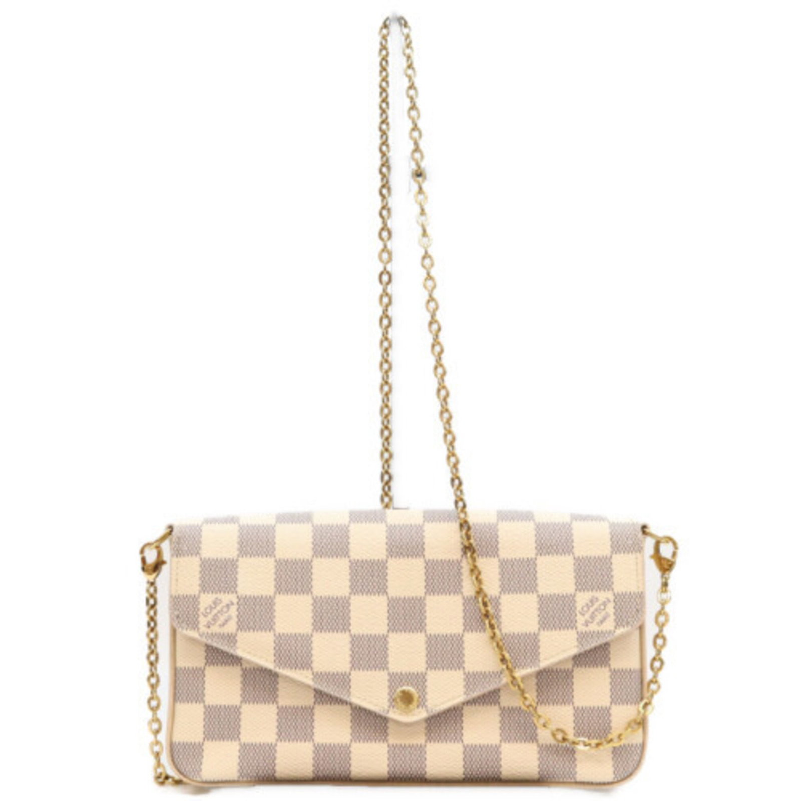 Damier Azur Shoulder Bag Louis Vuitton: Damier Azur Shoulder Bag Louis Vuitton The Damier Azur Shoulder Bag by Louis Vuitton is a stylish and iconic accessory, featuring the classic Damier Azur pattern in ivory. Measuring 11.5cm x 21cm x