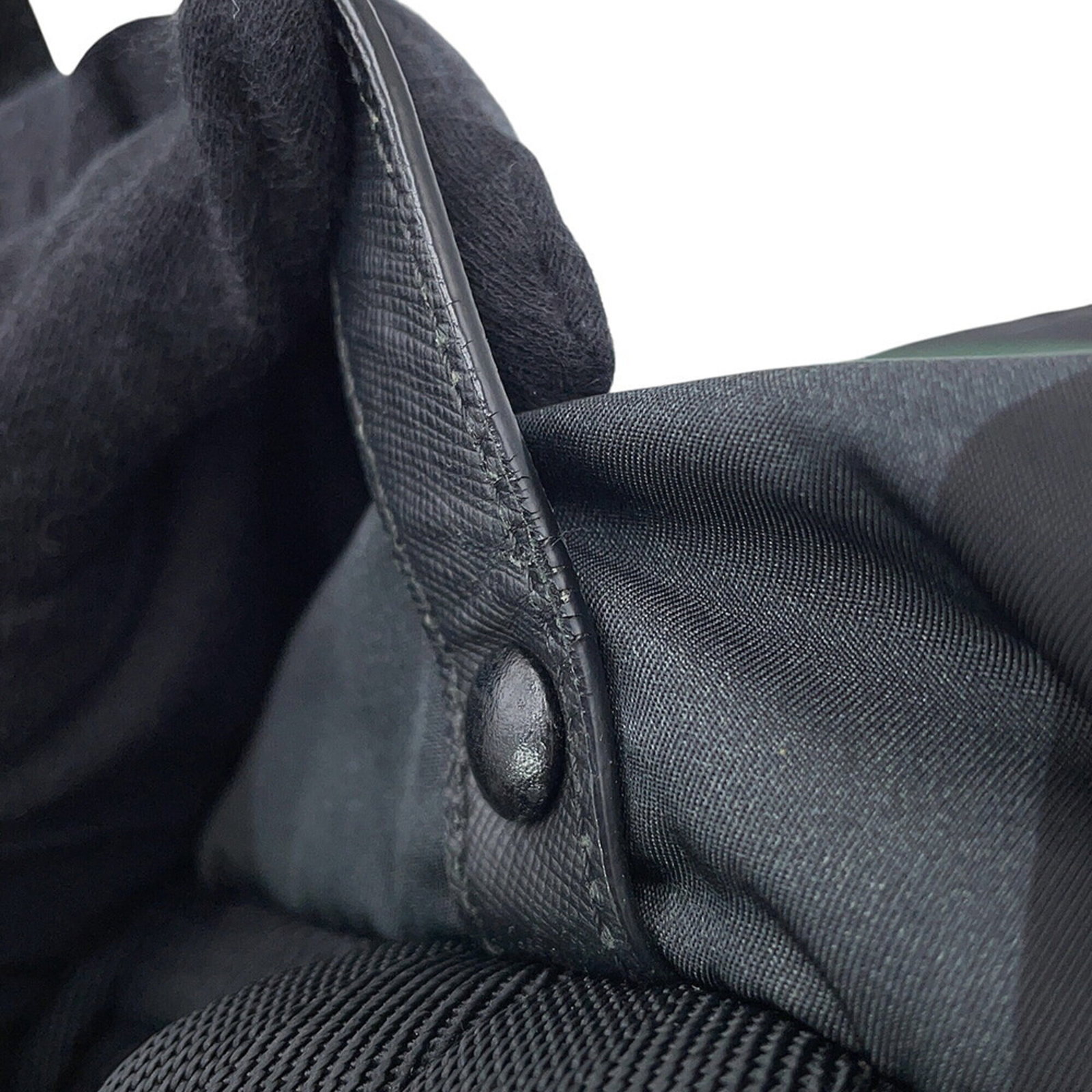 Backpack Nylon Leather Prada - 12