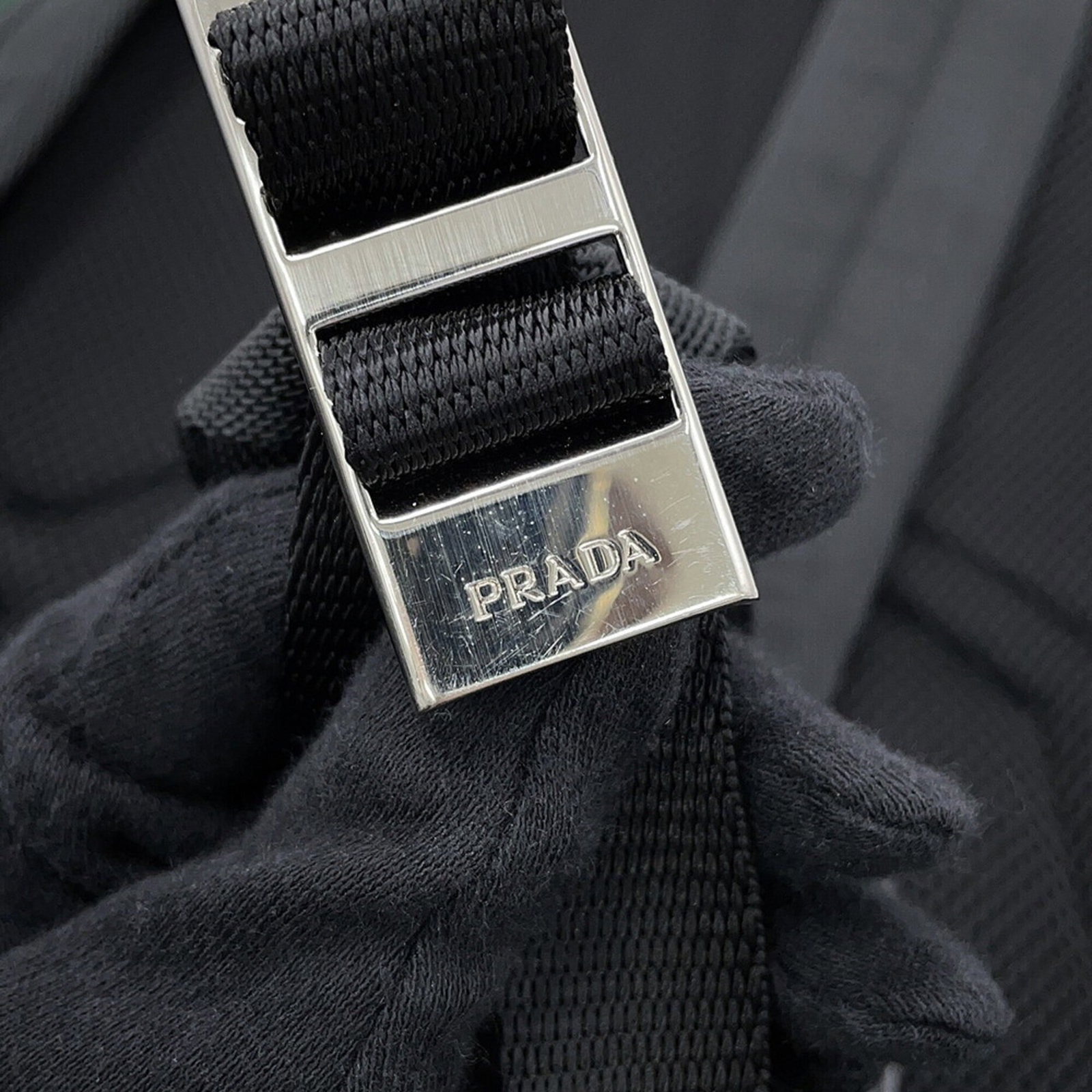 Backpack Nylon Leather Prada - 14