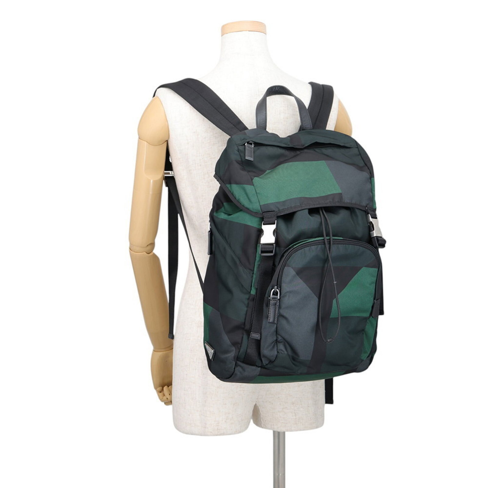 Backpack Nylon Leather Prada - 4