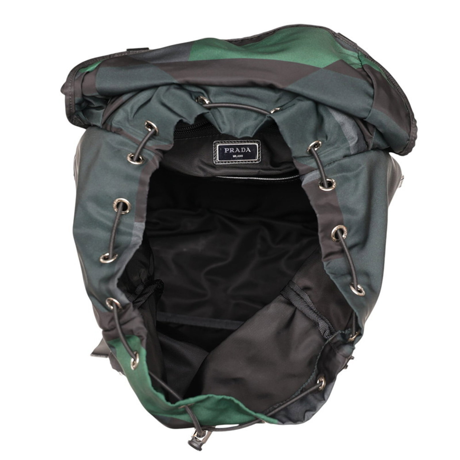 Backpack Nylon Leather Prada - 5