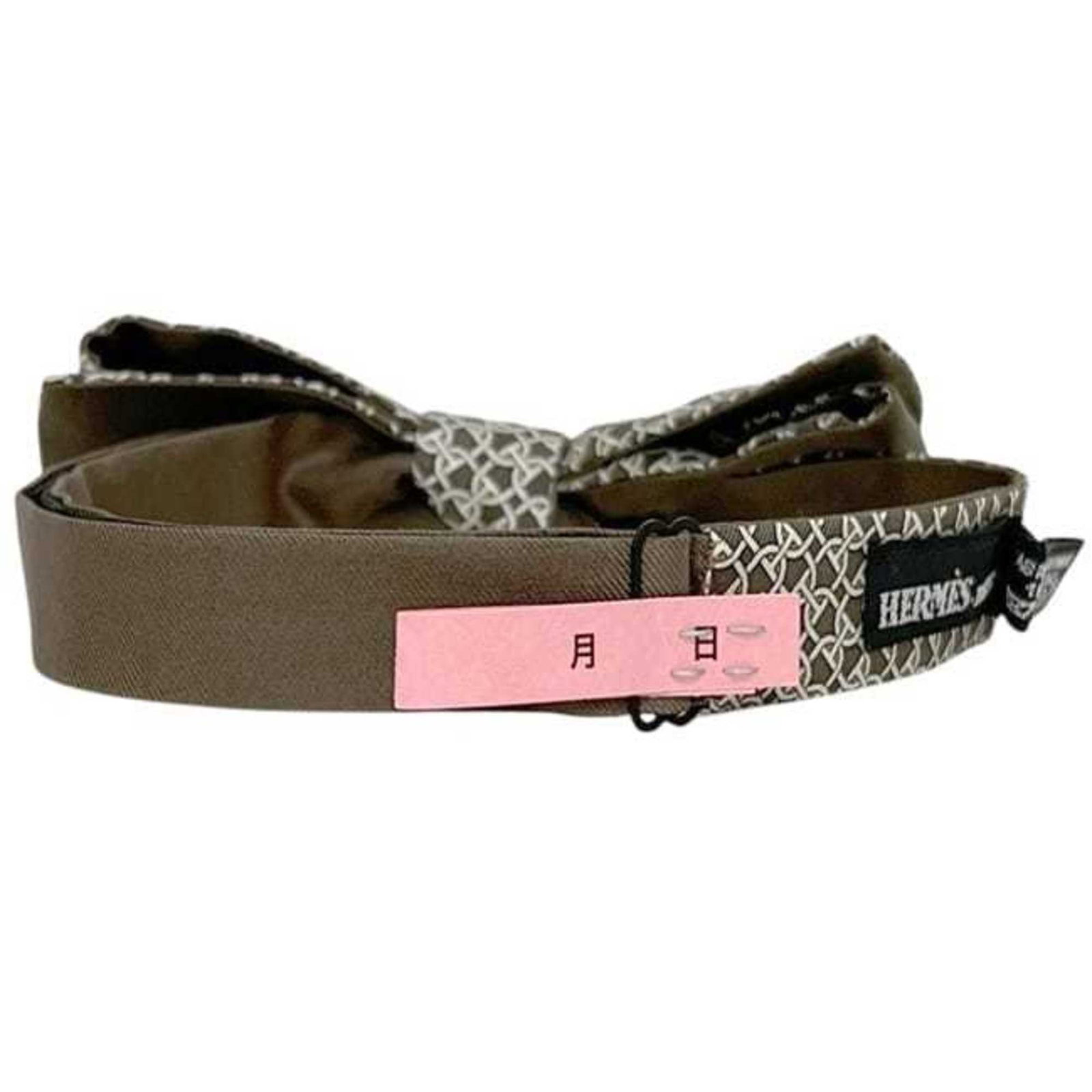 Silk Hermes Bow Tie - 4