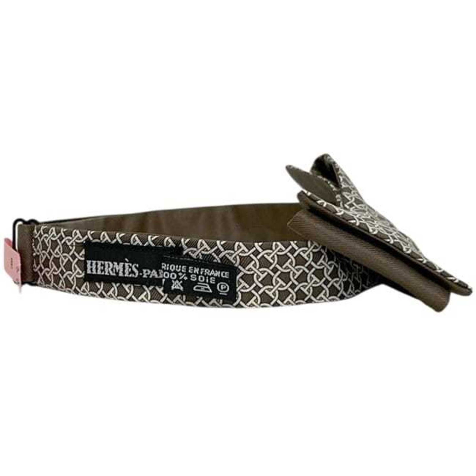 Silk Hermes Bow Tie - 5