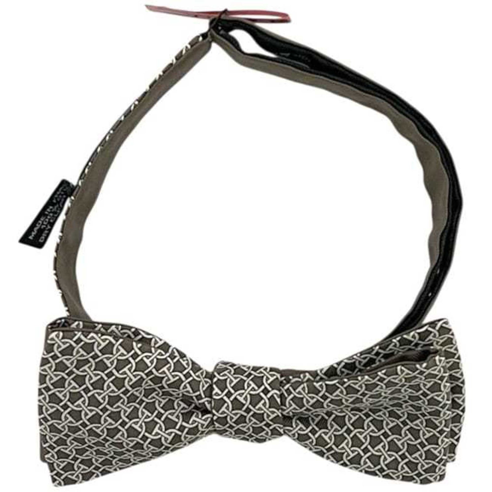 Silk Hermes Bow Tie - 6