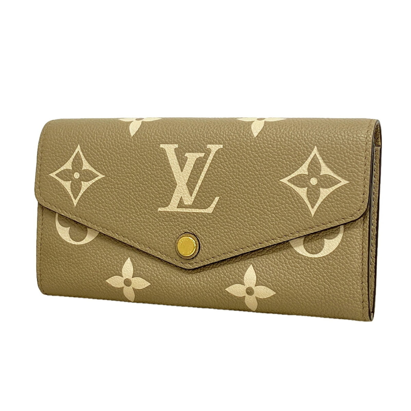 Long Wallet Louis Vuitton Bi Fold: Long Wallet Louis Vuitton Bi Fold The Louis Vuitton Bi Fold Long Wallet is a stylish and functional accessory, boasting a classic design with a cream Tourterelle color. Measuring 10cm x 19cm x 2.5cm,