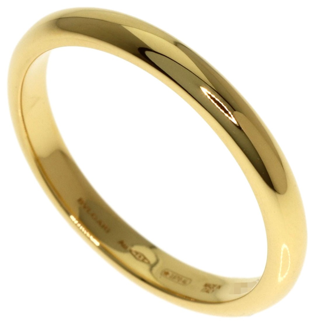 K18 Pink Gold Bvlgari Ring: K18 Pink Gold Bvlgari Ring K18 Pink Gold Bvlgari Ring is crafted from 18k pink gold, featuring an open ring closure. This elegant ring boasts a K18 pink gold material purity, making it a premium choic