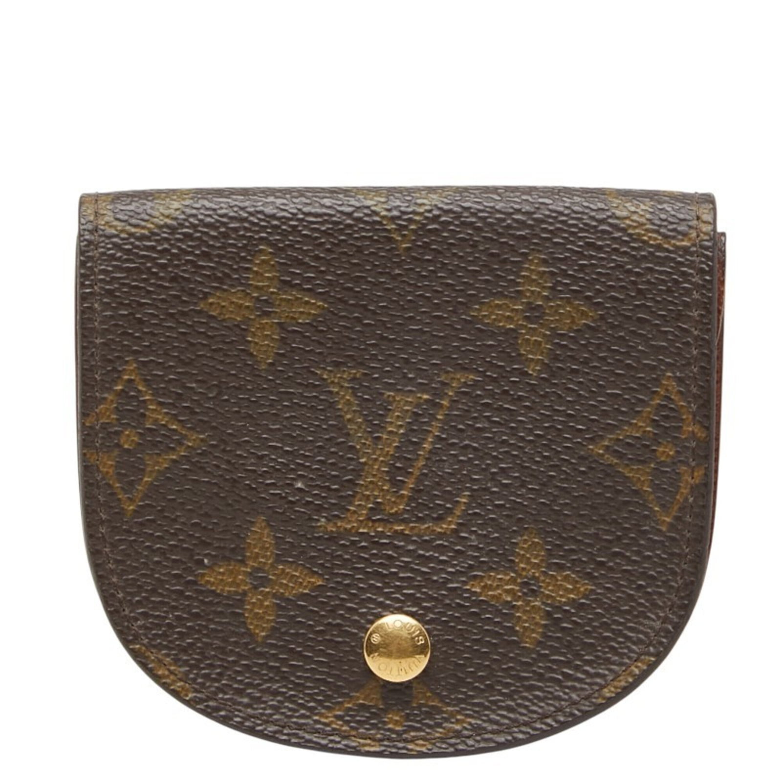 Louis Vuitton Coin Purse/ Coin Case Pvc Leather: Louis Vuitton Coin Purse/ Coin Case Pvc Leather This Louis Vuitton coin purse features a unique combination of PVC and leather materials, presented in a classic brown color. Measuring 8cm x 9.3cm x 2c