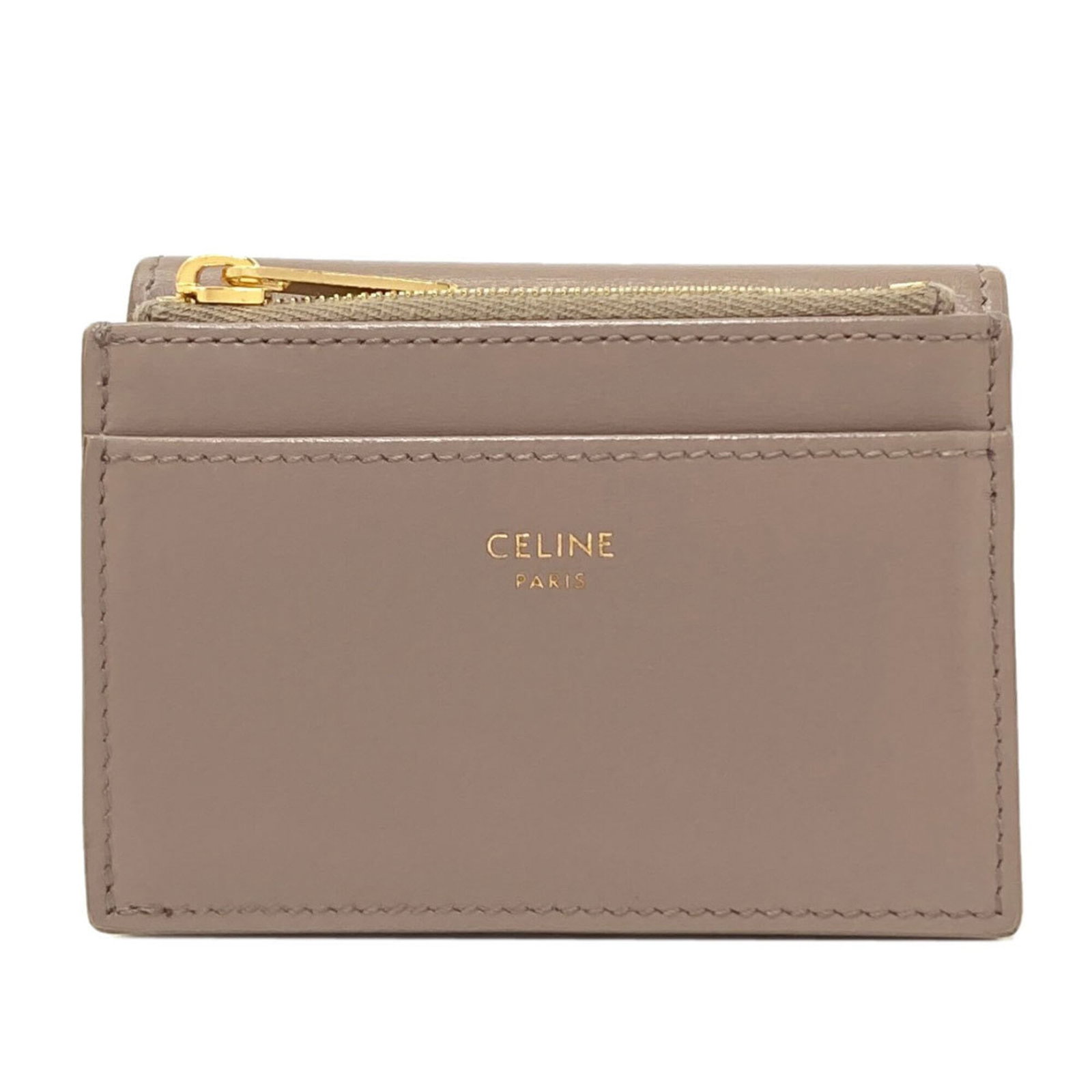 Celine Leather Wallet Fold - 2