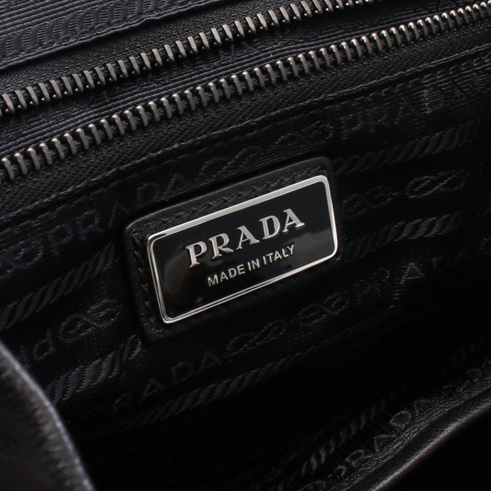 Handbag Leather Backpack Prada - 4
