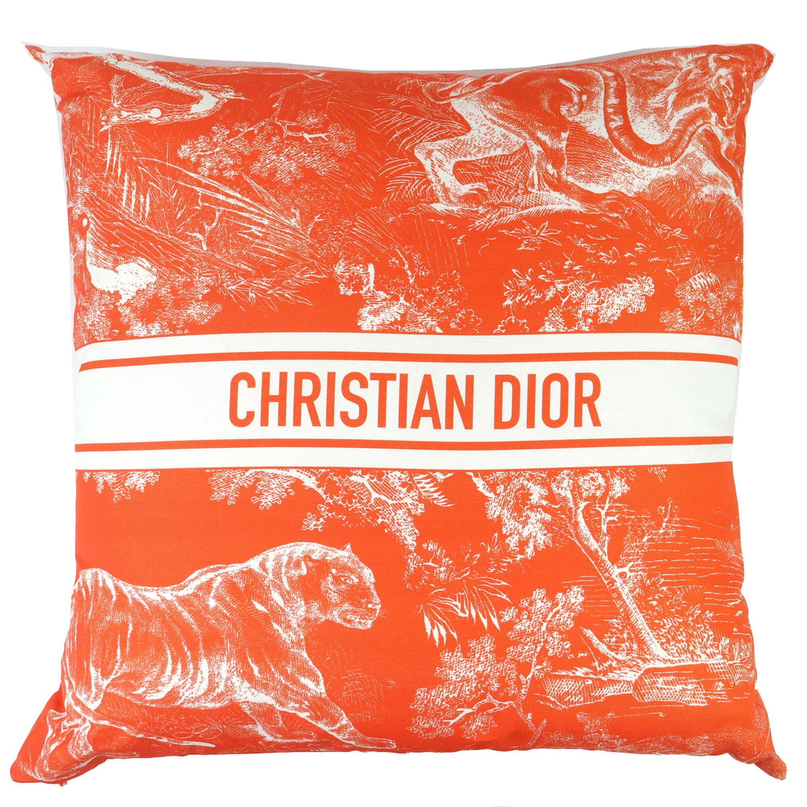 Cushion Acrylic Christian Polyester Dior: Cushion Acrylic Christian Polyester Dior Acrylic and polyester cushion with a vibrant orange color, this Cushion Acrylic Christian Polyester Dior is a unique piece of design. Measuring 80mm x 80mm,