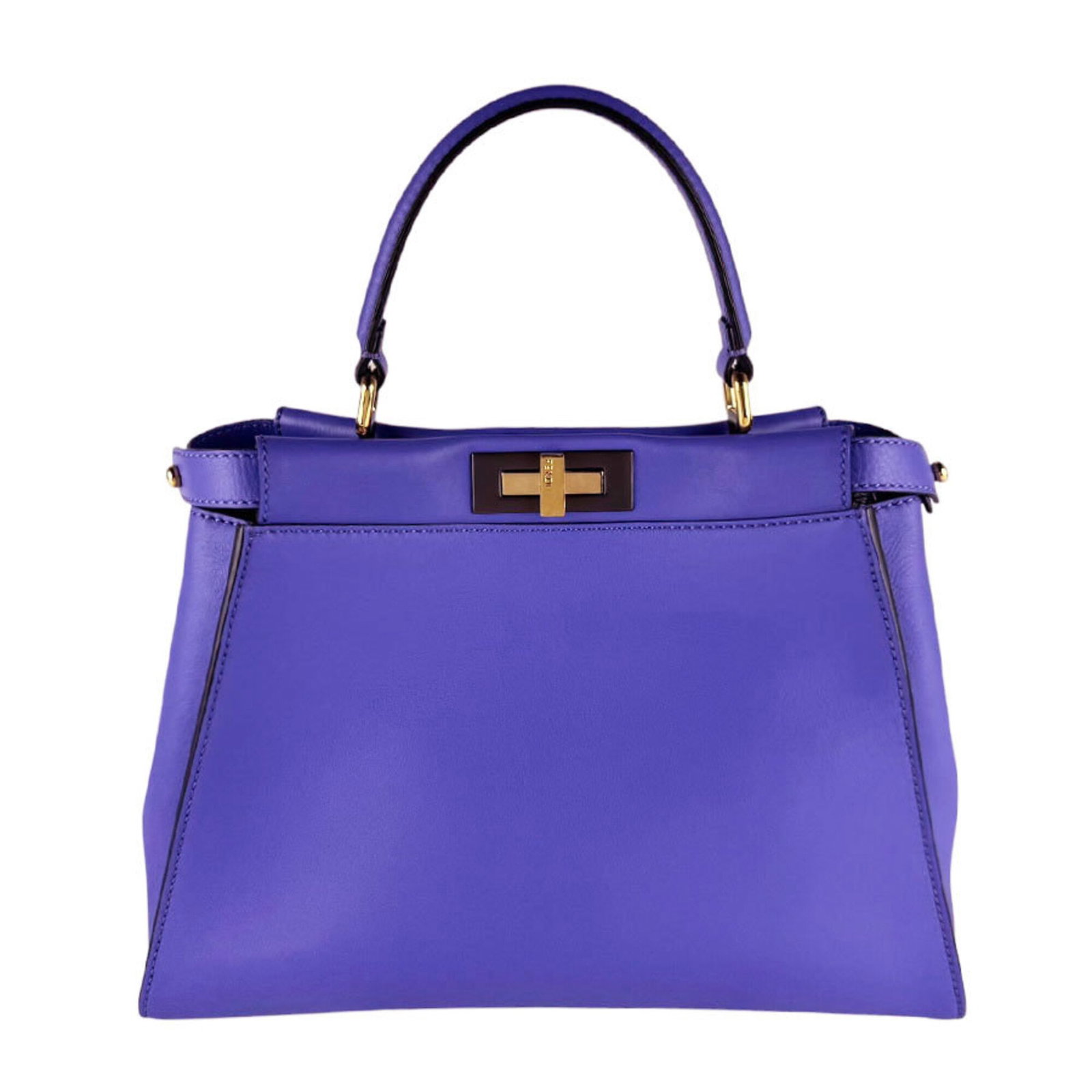 Shoulder Bag Leather Fendi Handbag: Shoulder Bag Leather Fendi Handbag The Fendi Country handbag is a stylish shoulder bag made from high-quality leather, featuring a rich purple color. Measuring 24cm x 33cm x 11cm, this elegant bag is