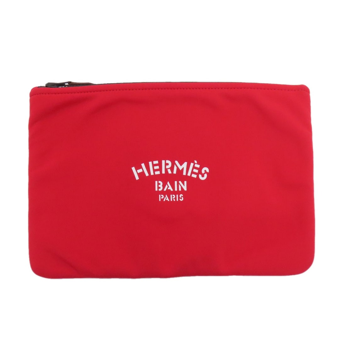 Mm Accessory Pouch Hermes Polyamide Neovan: Mm Accessory Pouch Hermes Polyamide Neovan Red polyamide accessory pouch from HERMES, featuring a classic design with a zip closure. This stylish accessory pouch is made from high-quality polyamide ma