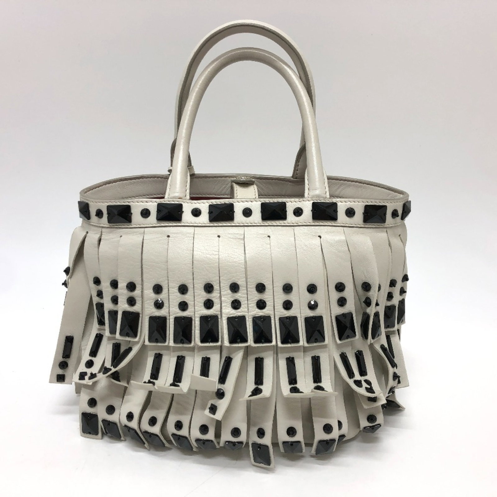 Handbag Leather Prada - 4