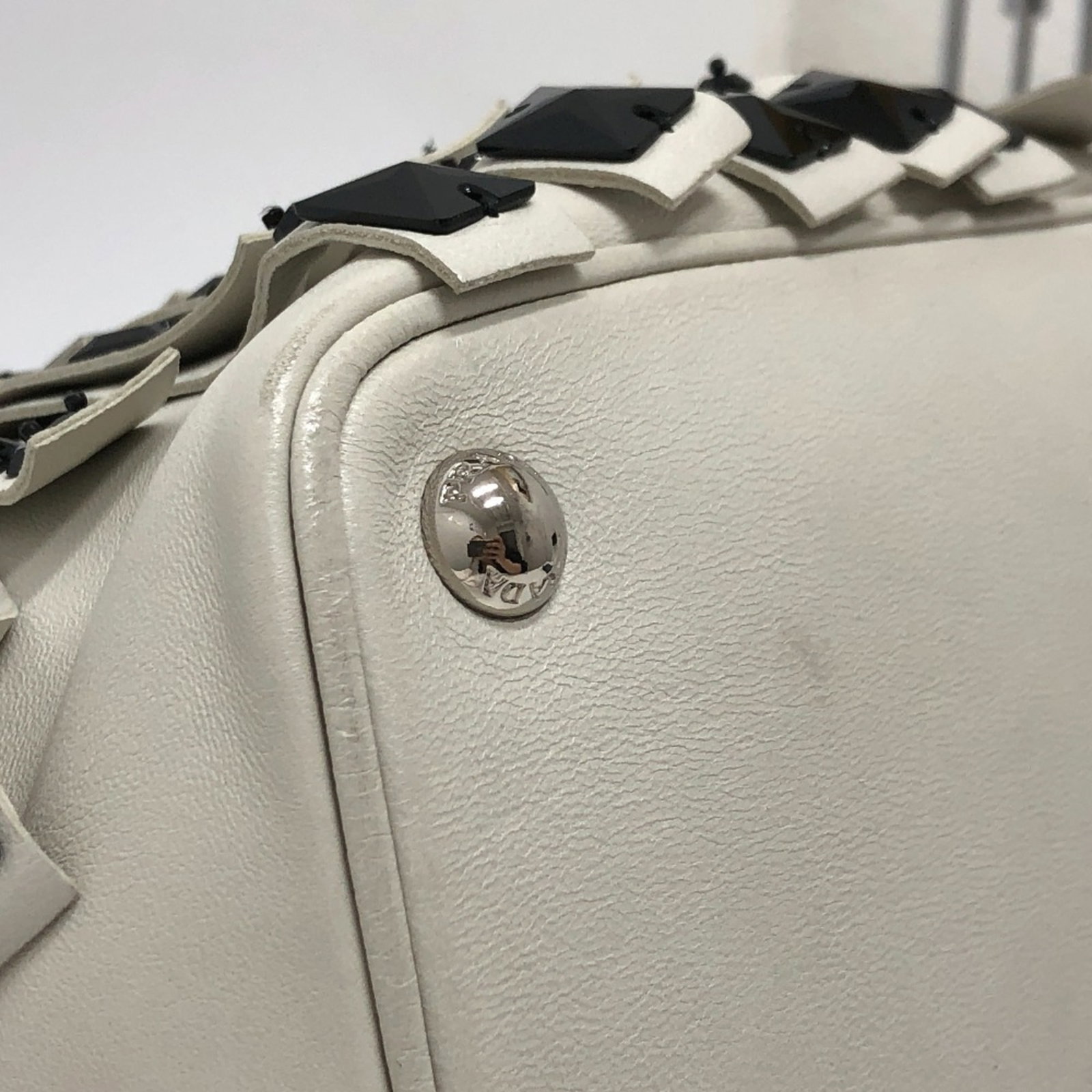Handbag Leather Prada - 7