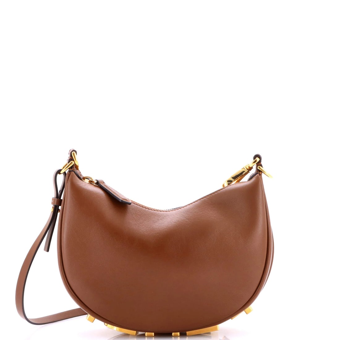 Fendi Fendigraphy Bag Leather Mini: Fendi Fendigraphy Bag Leather Mini The Fendi Fendigraphy Bag Leather Mini is a stylish and compact shoulder bag made from high-quality leather. With its rich brown exterior and black interior, this