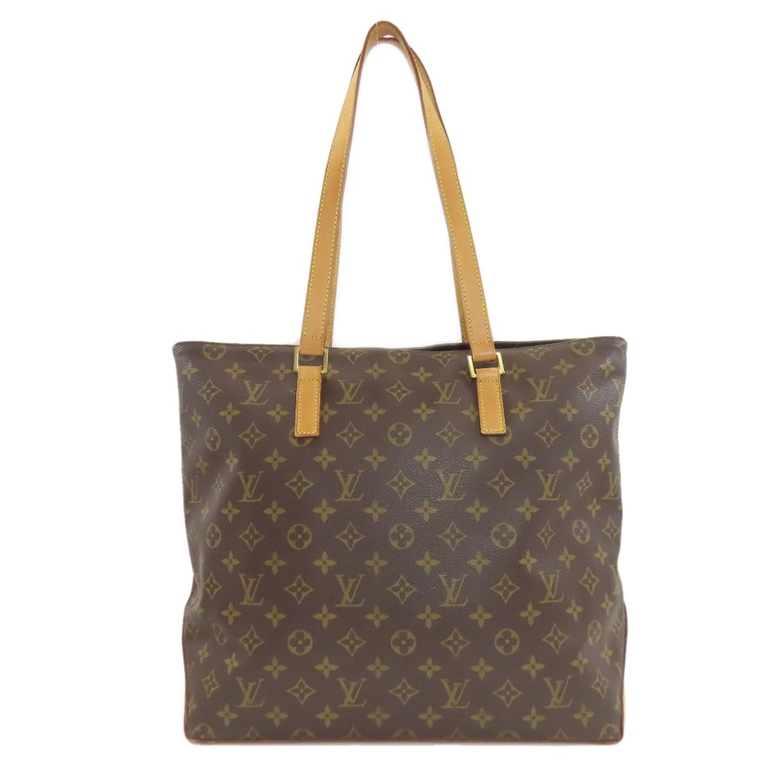 Mezzo Cabas M51151 Monogram Canvas Tote Bag Louis Vuitton: Mezzo Cabas M51151 Monogram Canvas Tote Bag Louis Vuitton Mezzo Cabas M51151 Monogram Canvas Tote Bag by LOUIS VUITTON is a classic brown tote bag made from high-quality monogram canvas. The iconic de