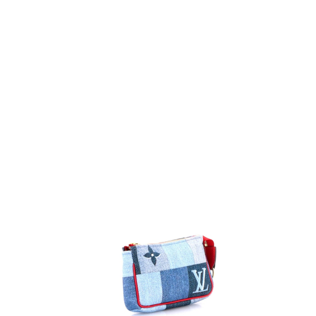Patchwork Denim Micro Damier Monogram Pochette Accessoires Louis Vuitton - 2