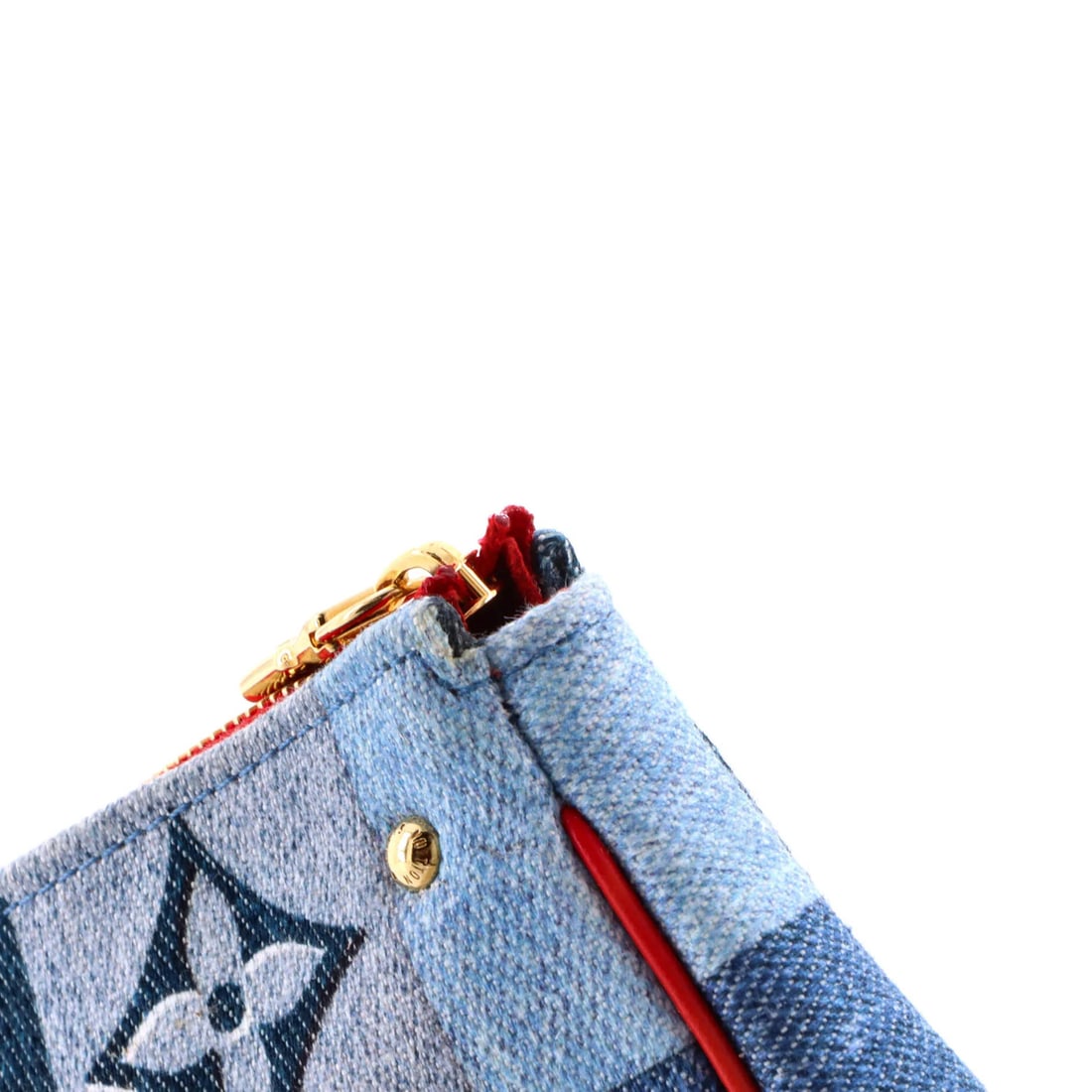 Patchwork Denim Micro Damier Monogram Pochette Accessoires Louis Vuitton - 6