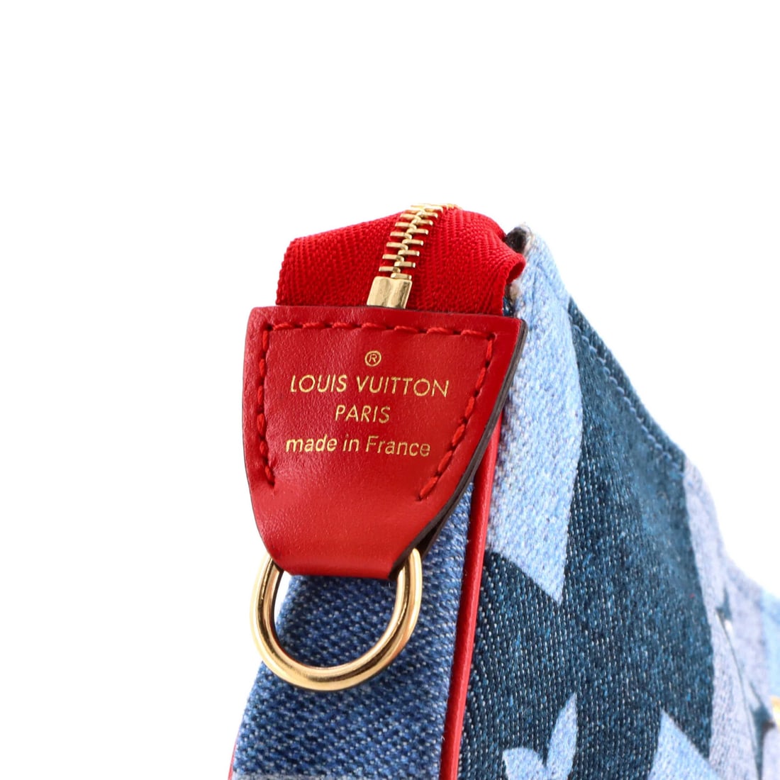 Patchwork Denim Micro Damier Monogram Pochette Accessoires Louis Vuitton - 7