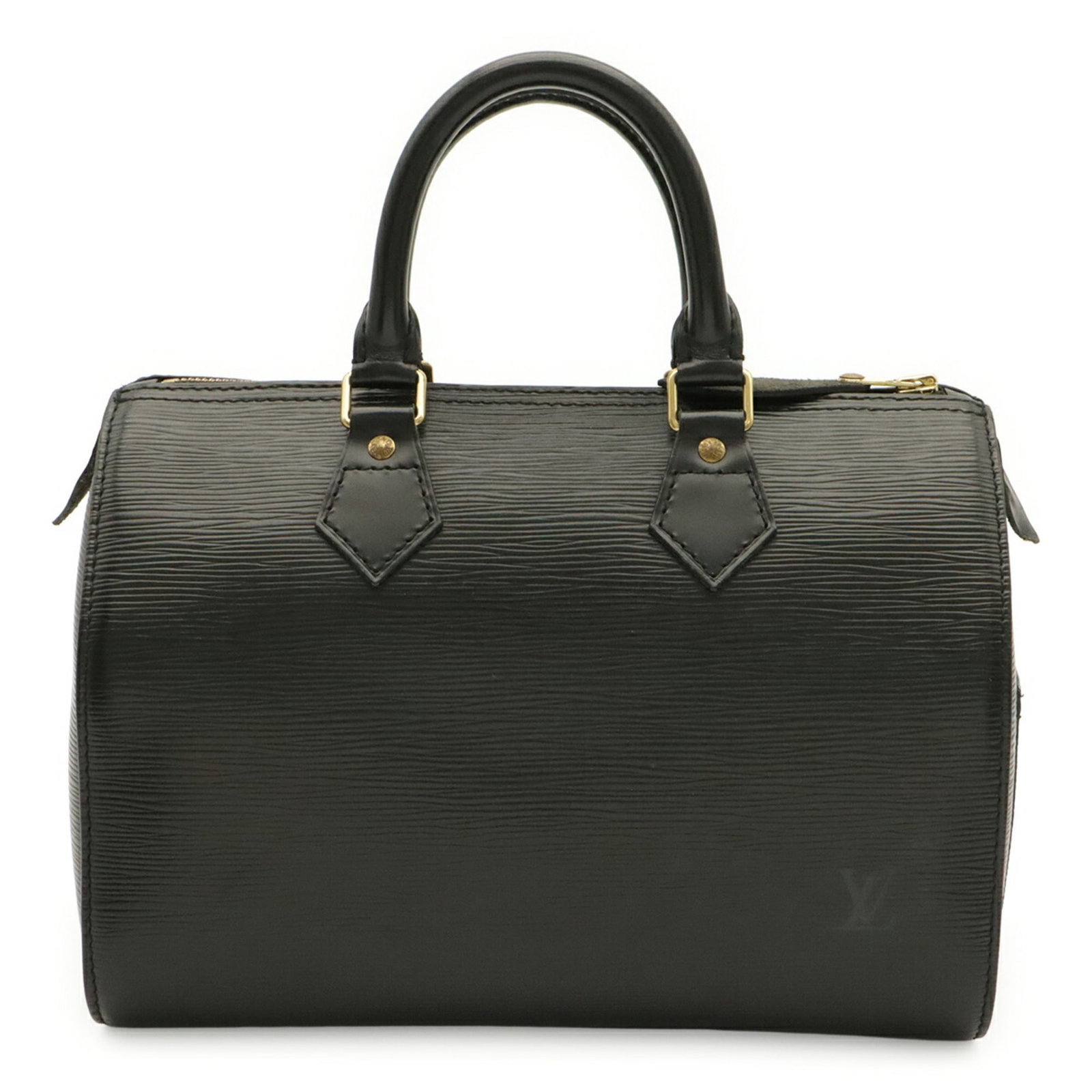 Boston Handbag Epi Leather Louis Vuitton: Boston Handbag Epi Leather Louis Vuitton Boston Handbag Epi Leather Louis Vuitton bears a signature. Made from Epi leather, this bag features a Noir color. Measuring 19cm x 28cm x 15.5cm, it is a