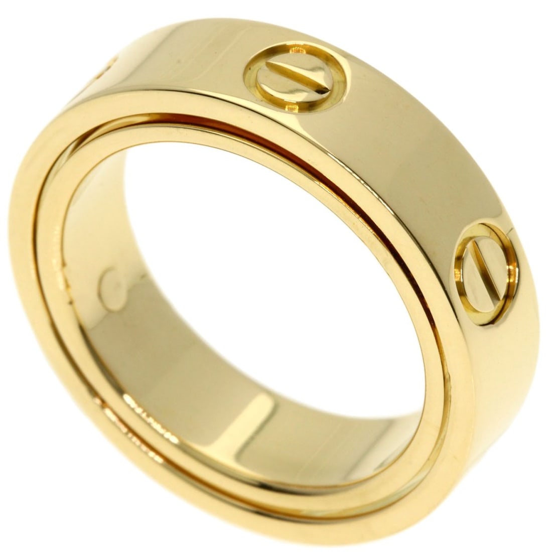 Cartier Secret Love Ring # 51 Ring K18 Yellow Gold: Cartier Secret Love Ring # 51 Ring K18 Yellow Gold Cartier's iconic Secret Love Ring #51 is a masterclass in understated elegance, featuring K18 yellow gold that shines with a warm, sun-kissed glow.