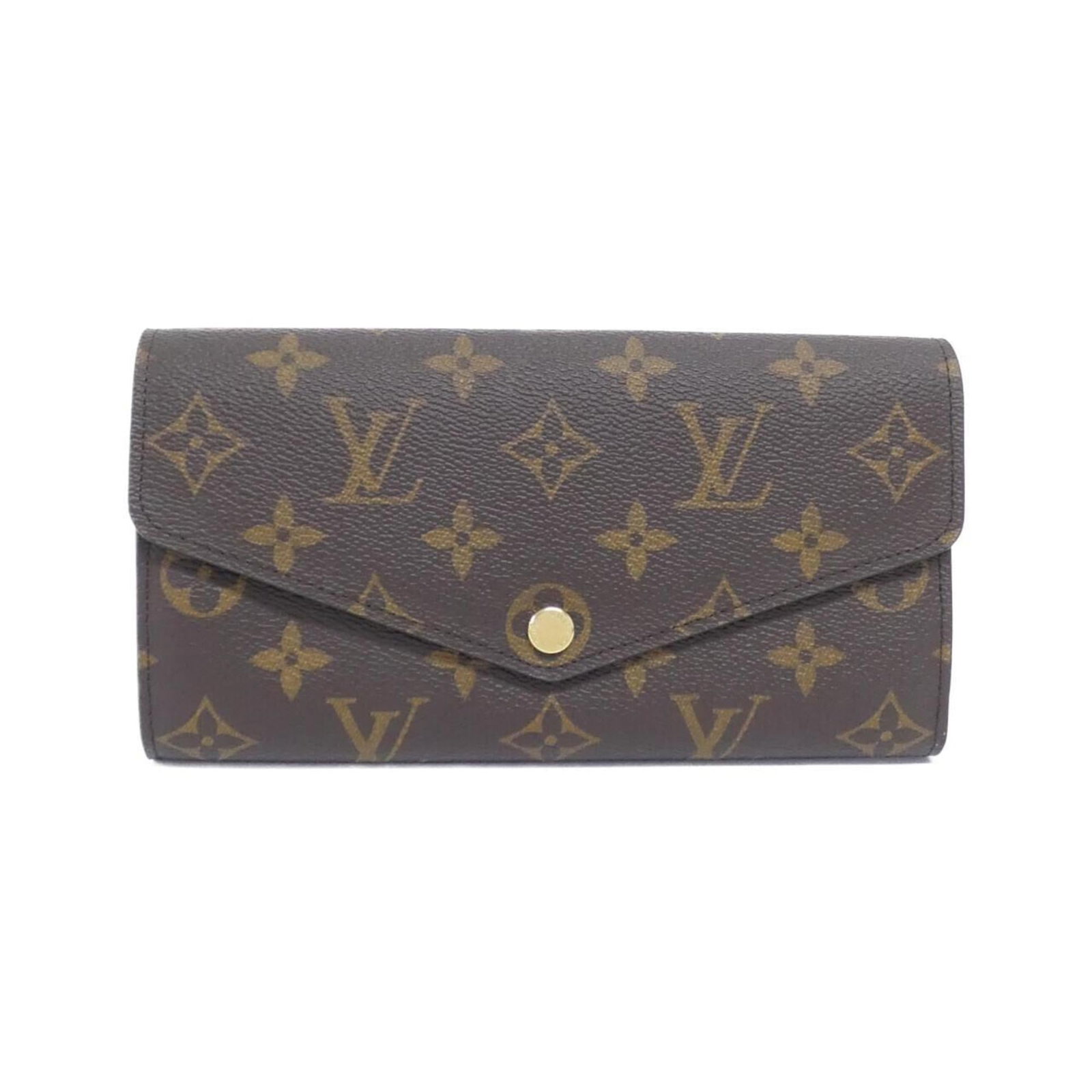 Canvas Long Wallet Coated Louis Vuitton Bi Fold: Canvas Long Wallet Coated Louis Vuitton Bi Fold Canvas Long Wallet Coated Louis Vuitton Bi Fold features a classic bi-fold design made from coated canvas, with a brown color and dimensions of 10cm x 1