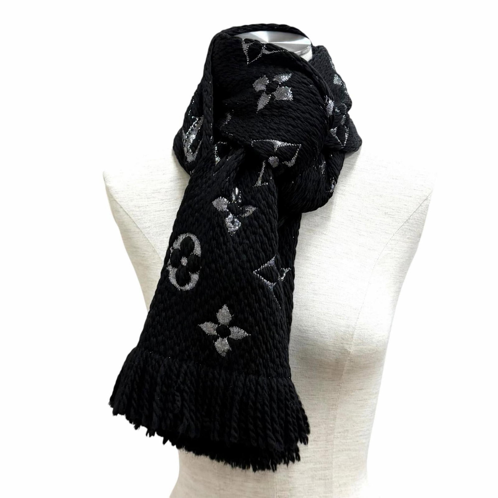 Silk Wool Polyester Stole Louis Vuitton - 3