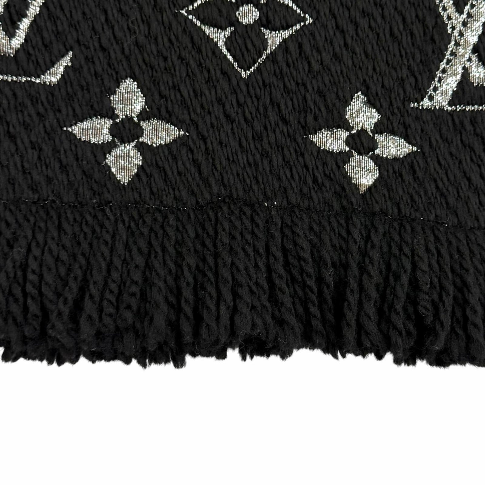 Silk Wool Polyester Stole Louis Vuitton - 4