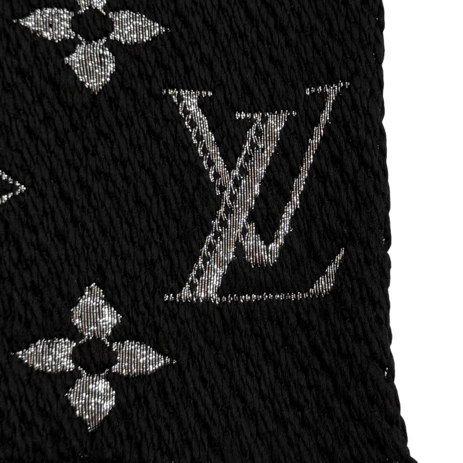 Silk Wool Polyester Stole Louis Vuitton - 5
