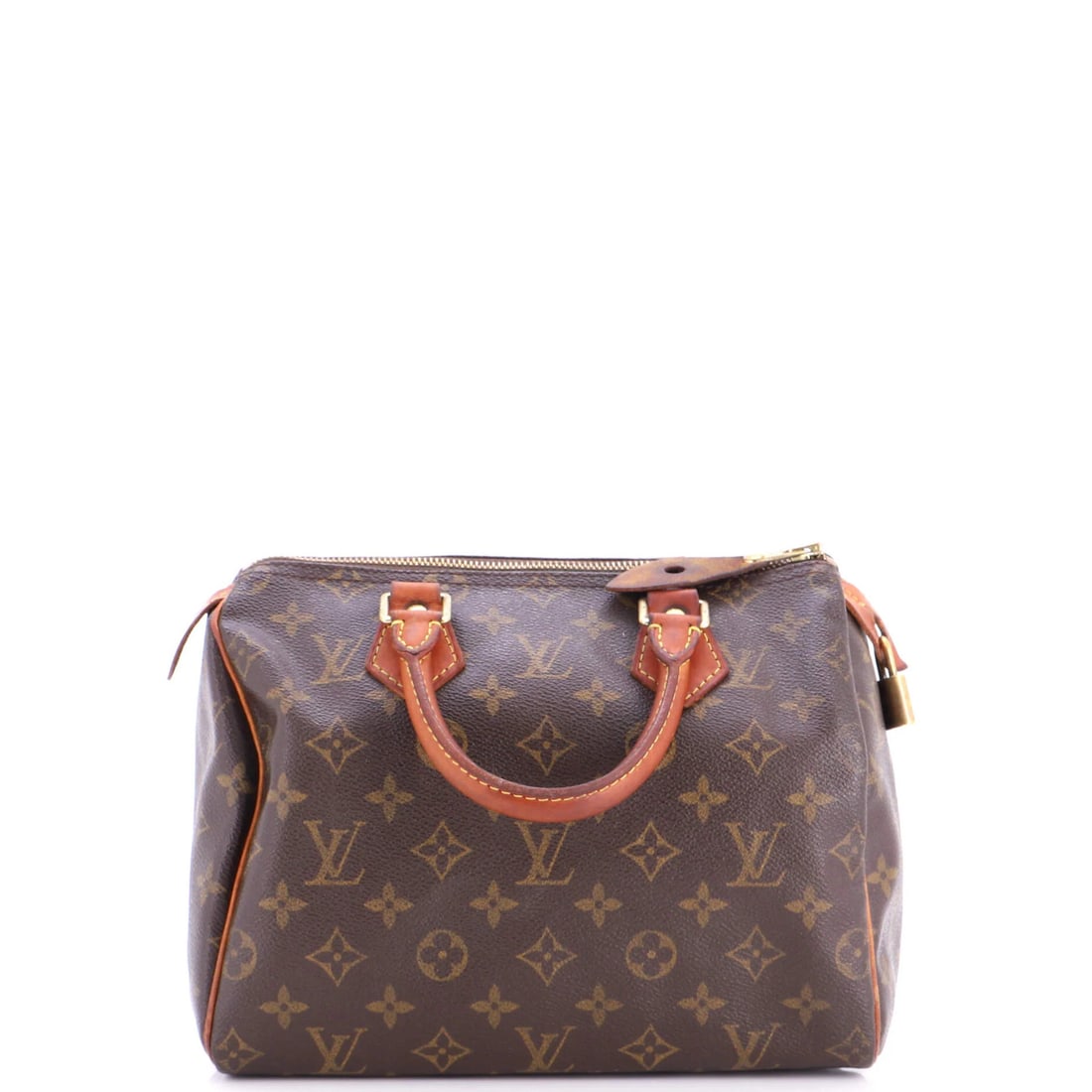 Speedy Handbag Monogram Canvas Louis Vuitton: Speedy Handbag Monogram Canvas Louis Vuitton The Speedy Handbag Monogram Canvas Louis Vuitton boasts a classic design with a timeless brown canvas exterior and gold hardware. Measuring 25 inches,