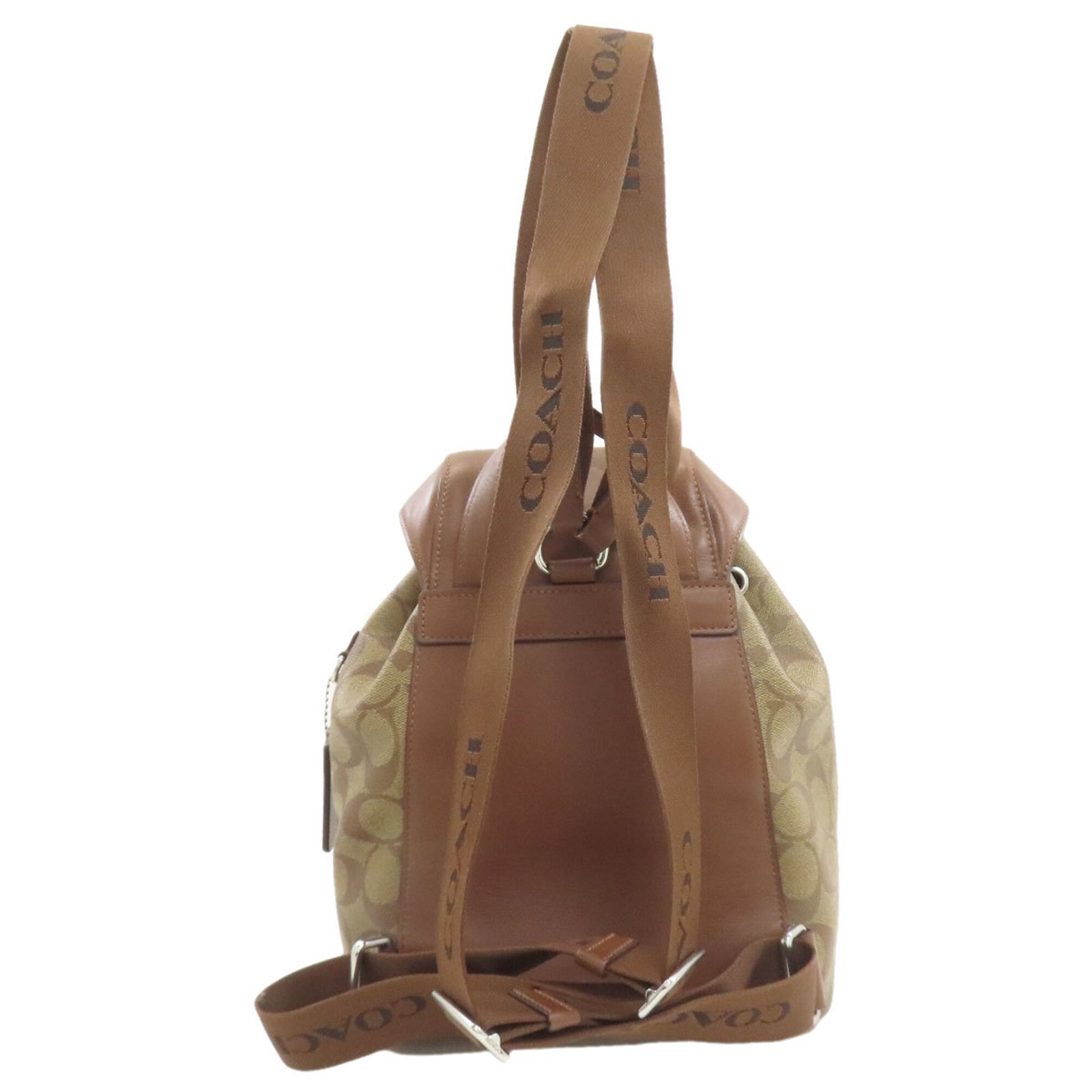 Pvc leather backpack coach - 2
