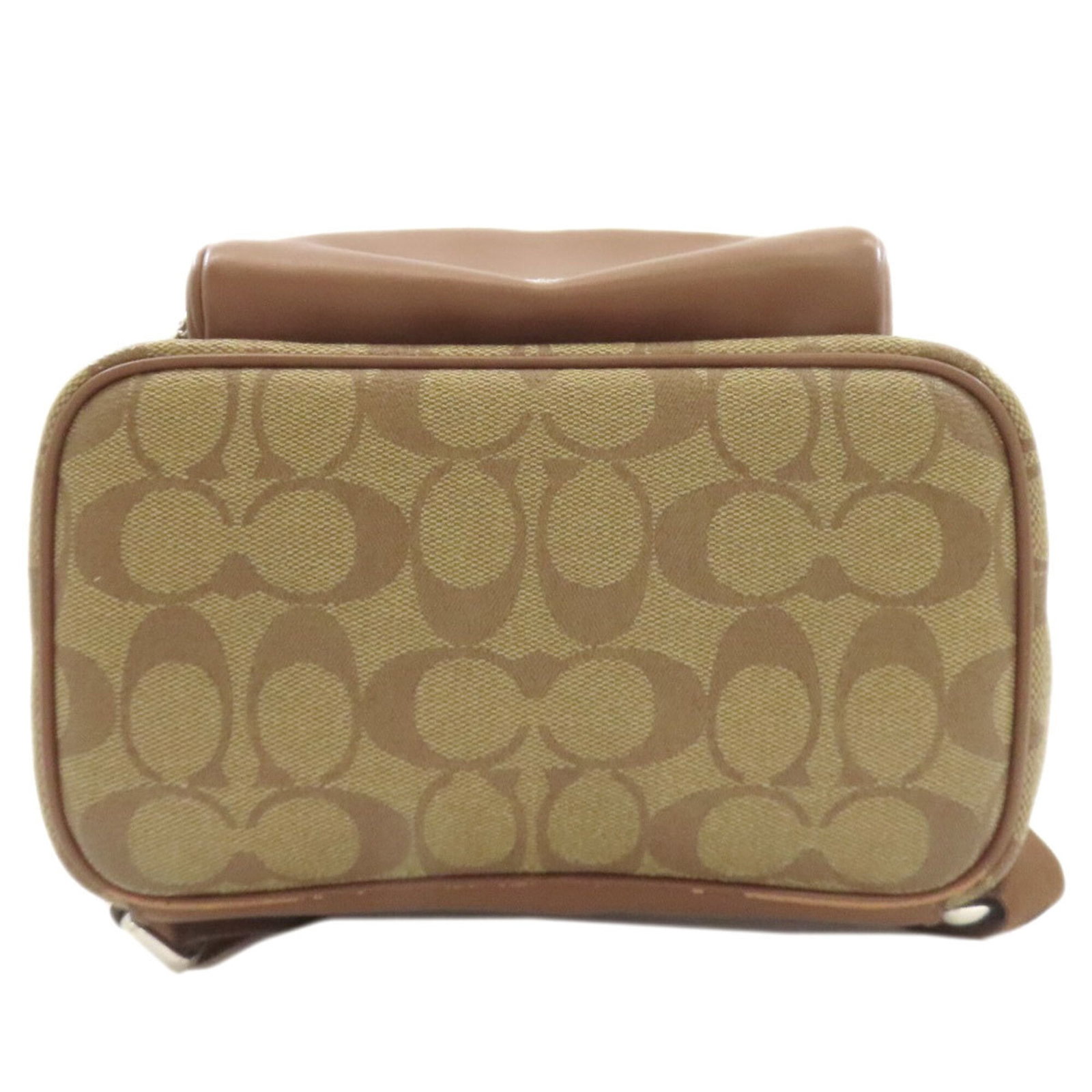Pvc leather backpack coach - 4