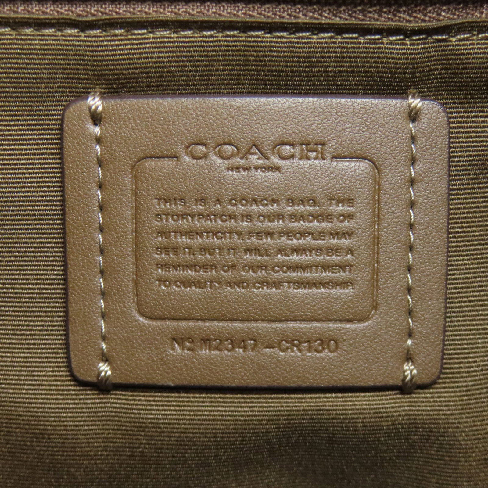 Pvc leather backpack coach - 6