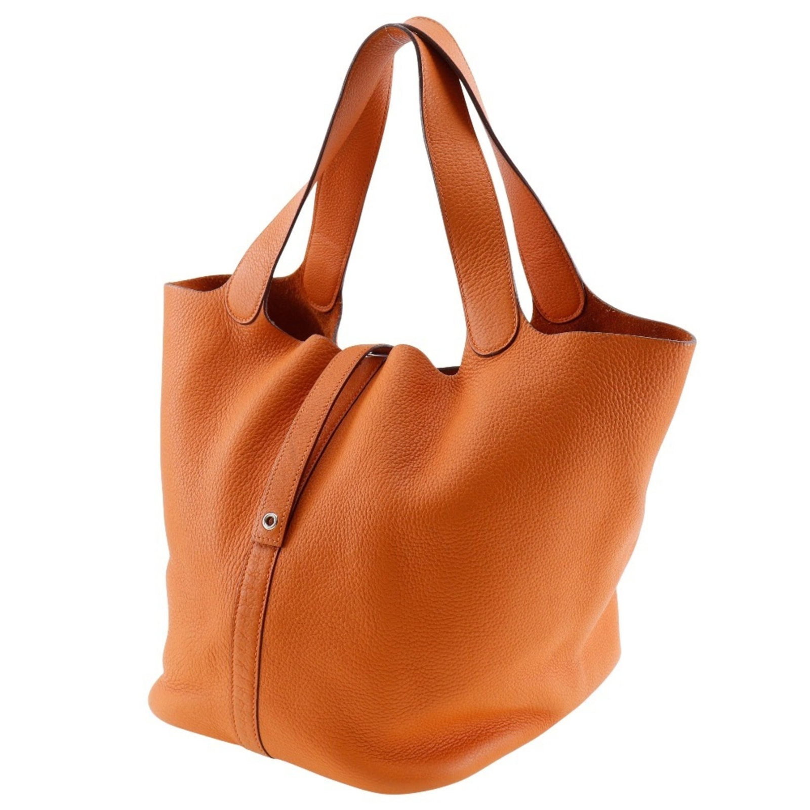 Clemence Leather Handbag Taurillon Hermes - 2