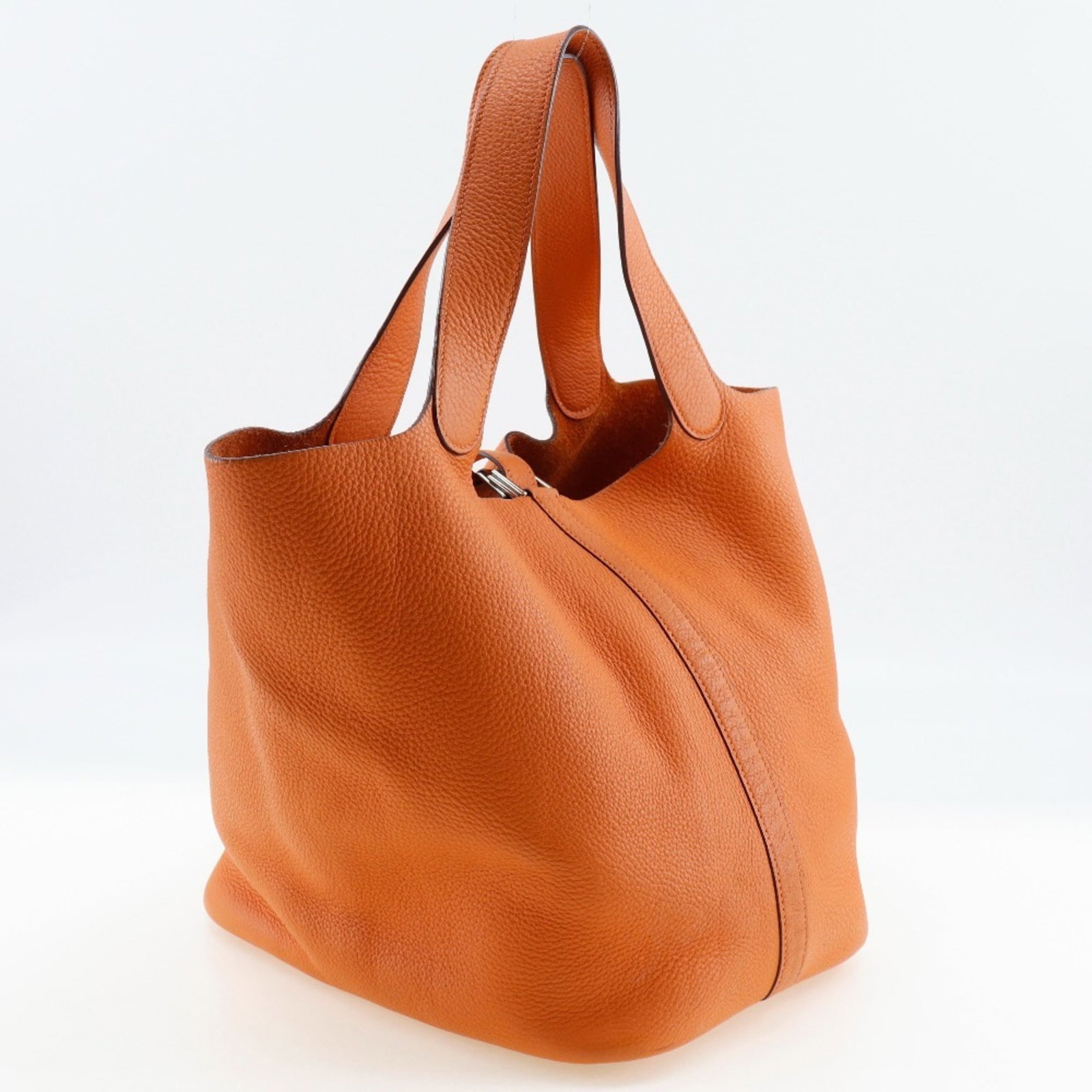 Clemence Leather Handbag Taurillon Hermes - 3