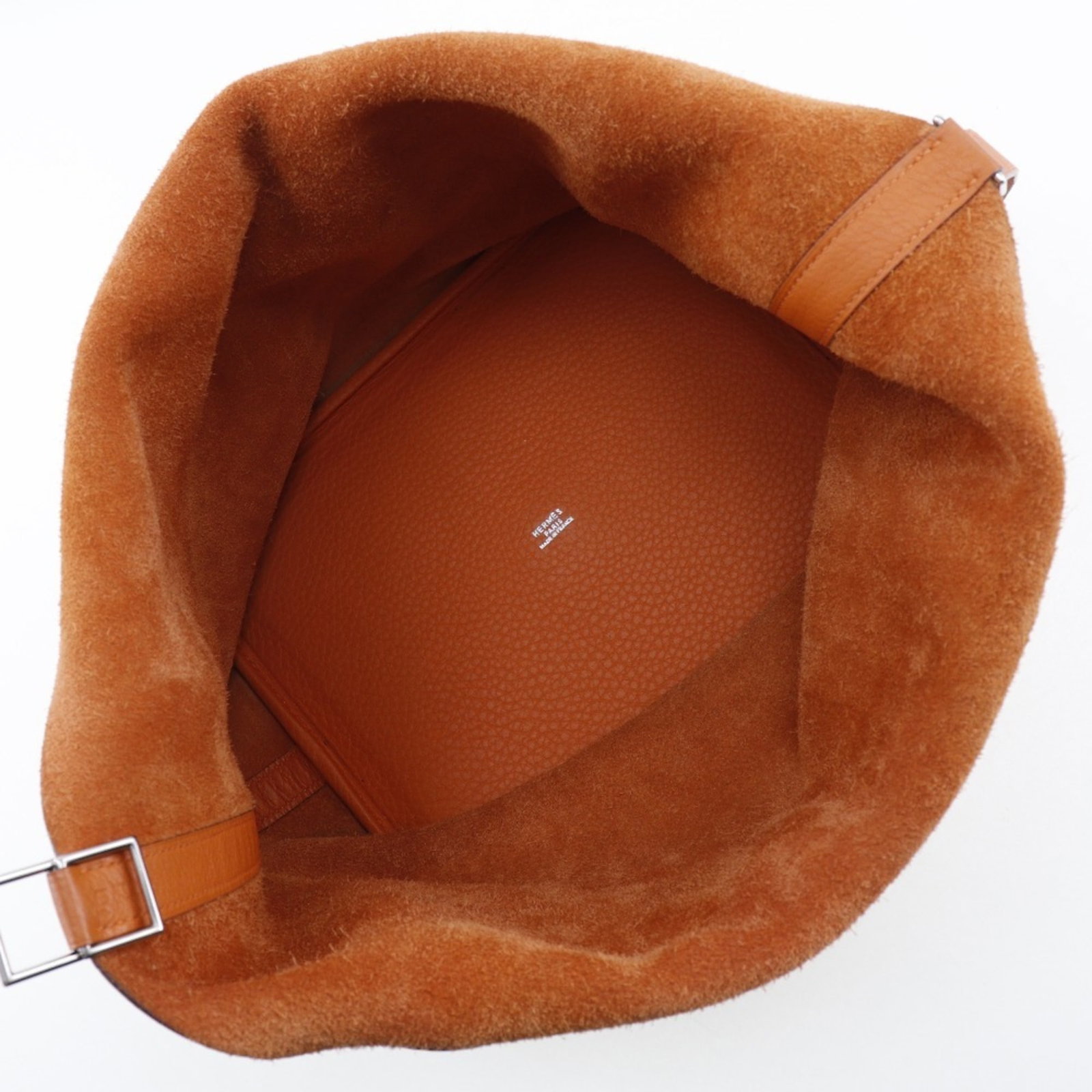 Clemence Leather Handbag Taurillon Hermes - 6