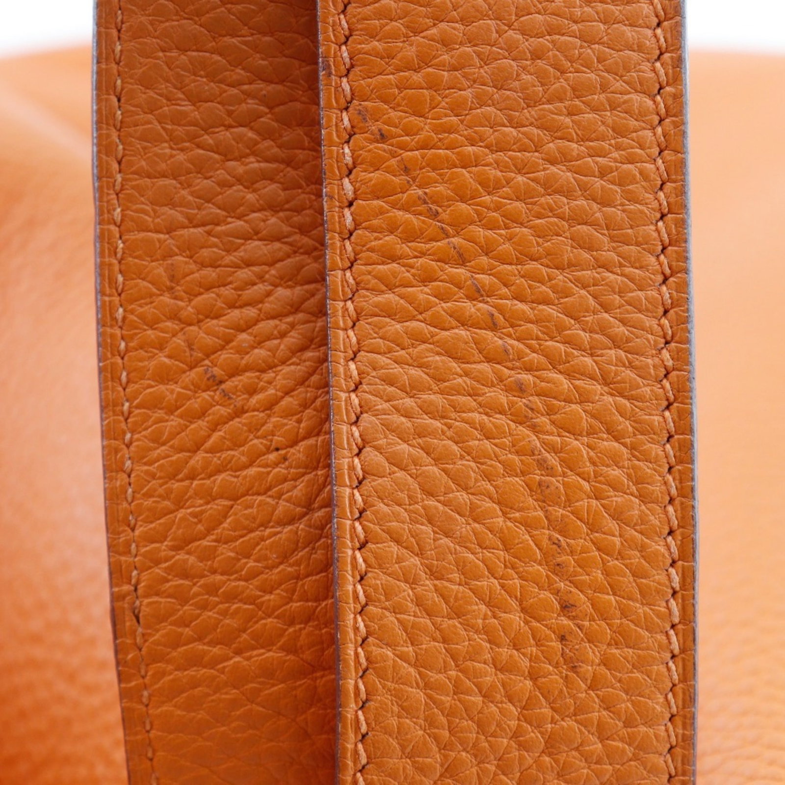 Clemence Leather Handbag Taurillon Hermes - 8