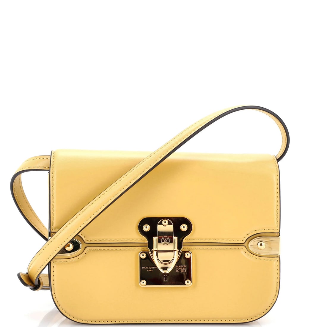 Calfskin MM Louis Vuitton Orsay Bag: Calfskin MM Louis Vuitton Orsay Bag Yellow Calfskin MM Louis Vuitton Orsay Bag for Sale. This Louis Vuitton Orsay bag features a bright yellow exterior made from high-quality calfskin leather, with a 