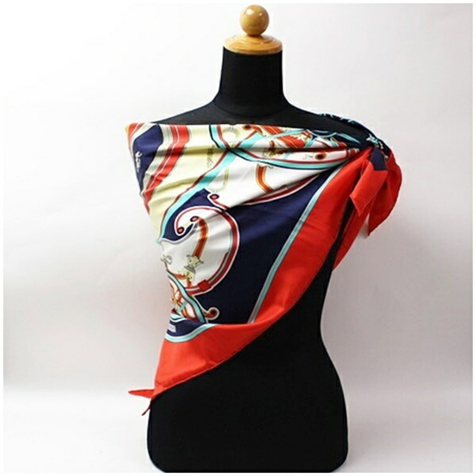 Silk Hermes Scarf - 3
