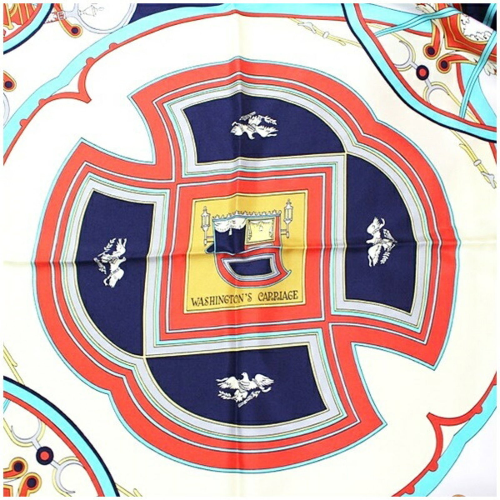 Silk Hermes Scarf - 6