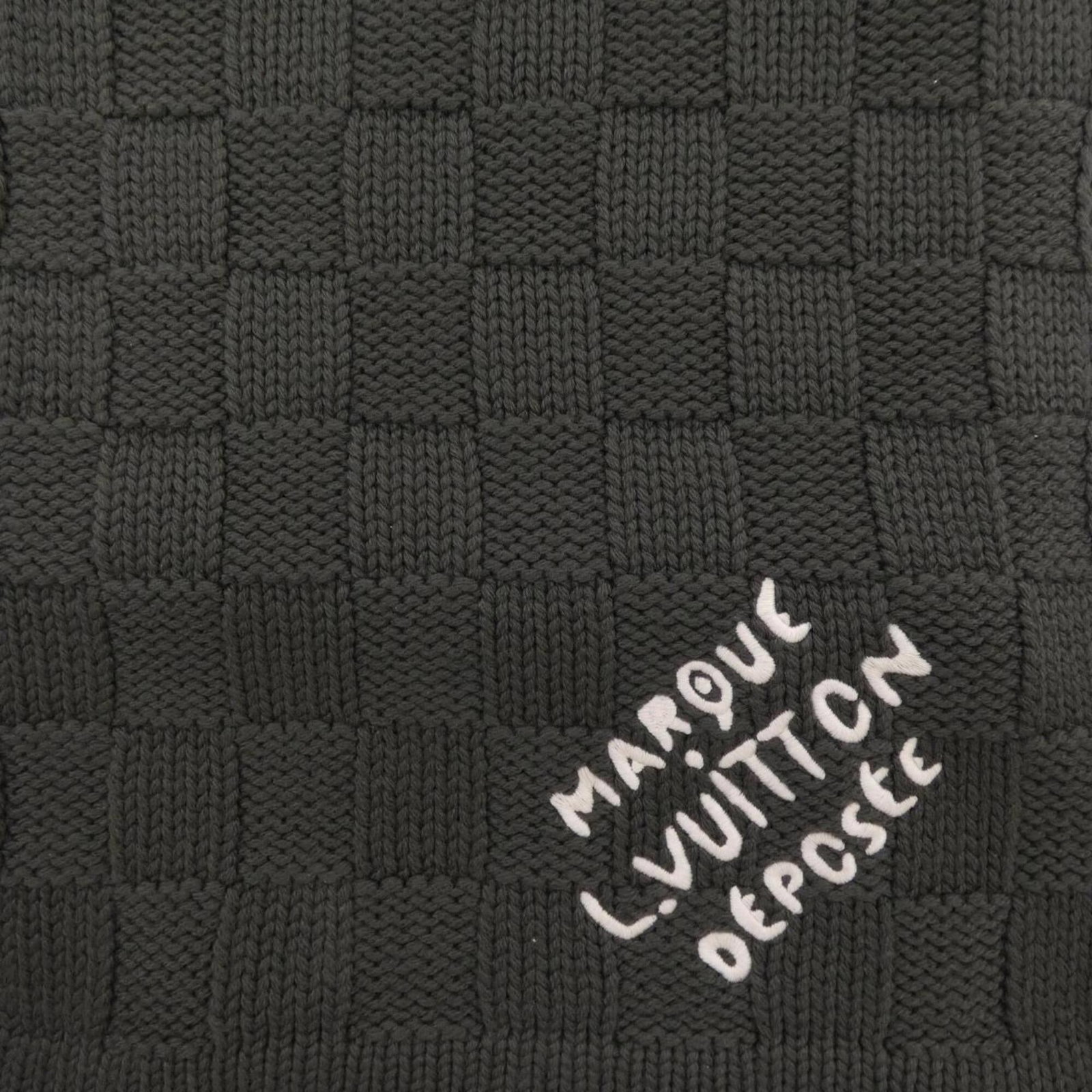 Louis Vuitton stole wool polyester - 4
