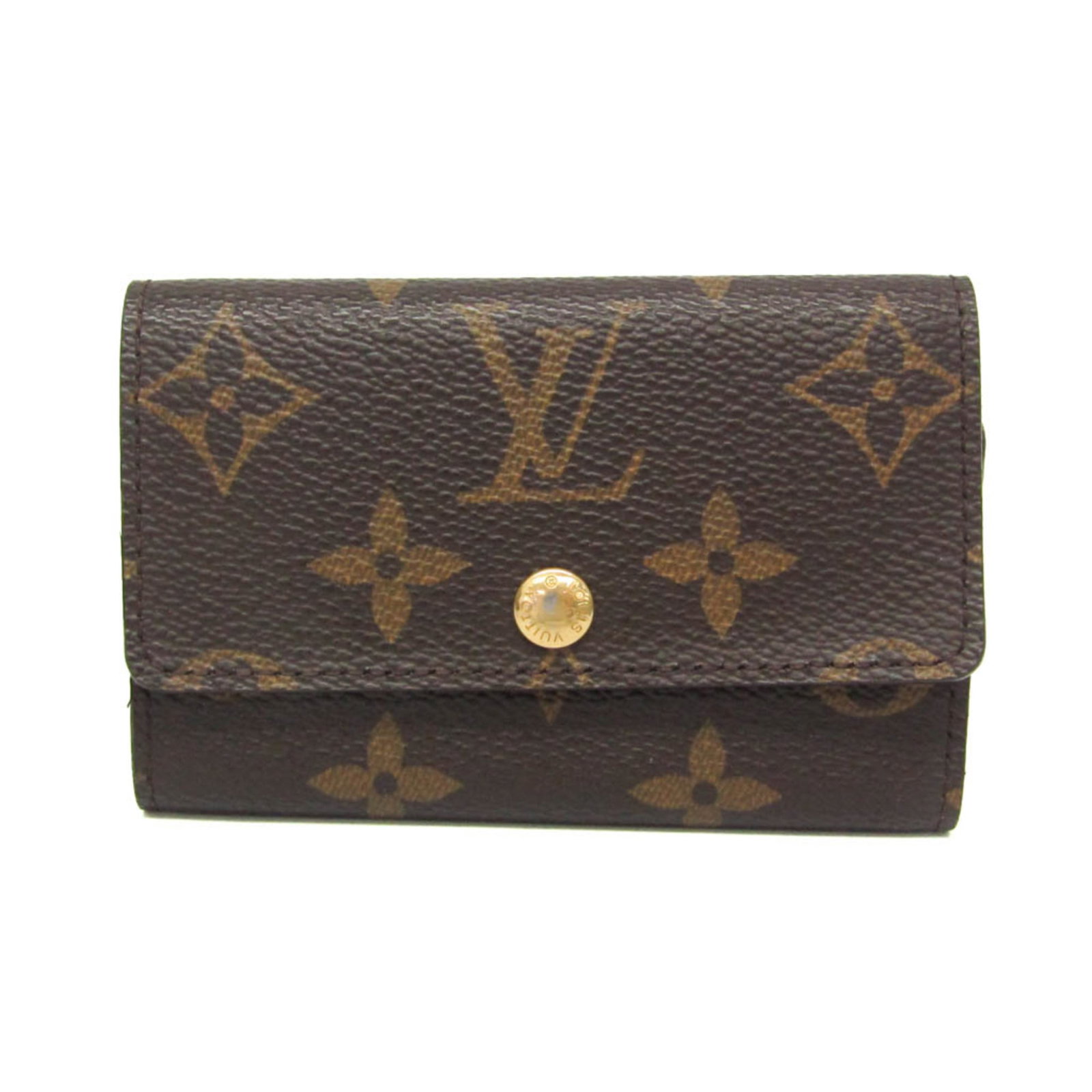 Keycase Monogram Louis Vuitton: Keycase Monogram Louis Vuitton The Louis Vuitton Monogram Keycase is a stylish accessory featuring the iconic Monogram pattern. Made from high-quality materials, this compact keycase has six hooks to 