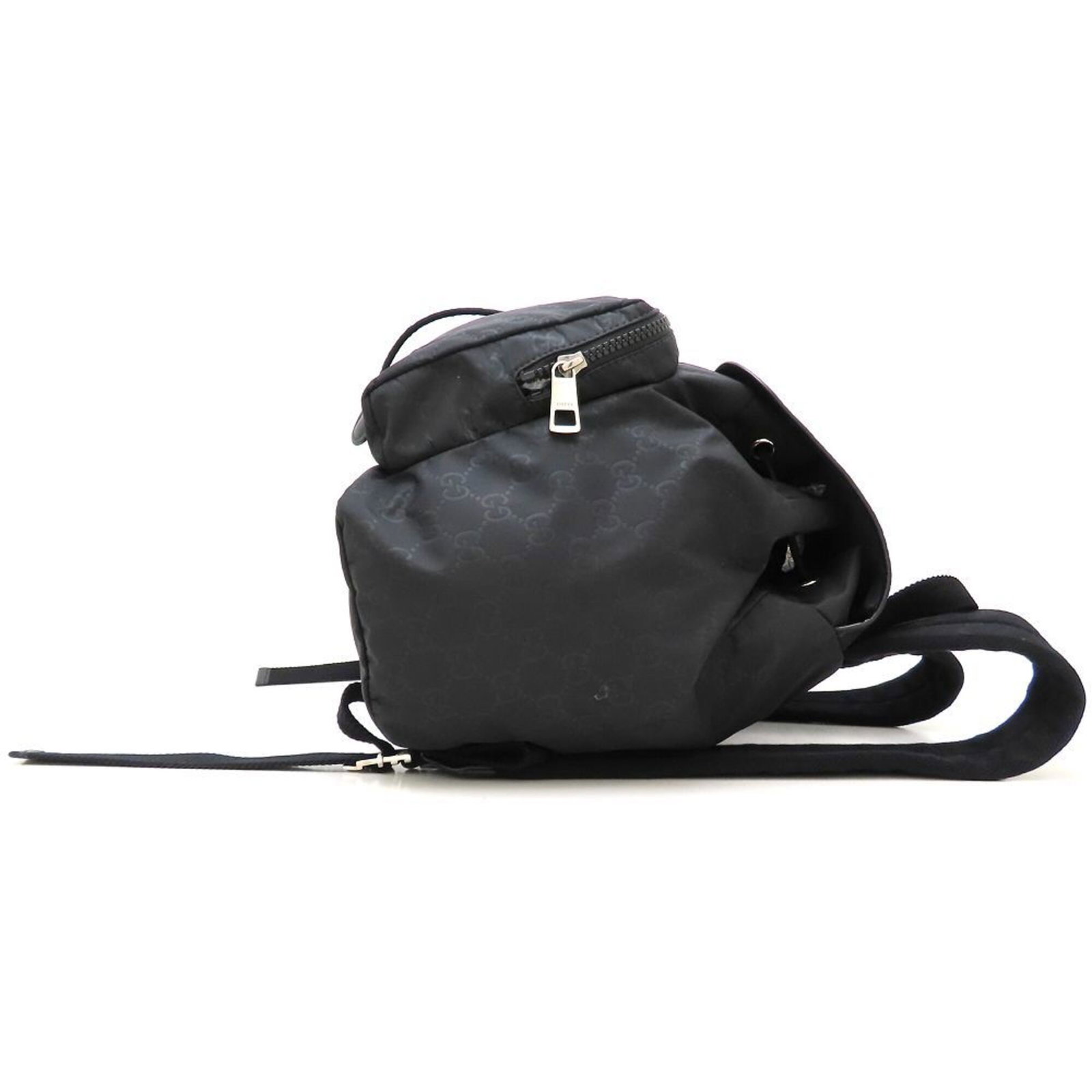 Nylon Leather Backpack Gucci - 3